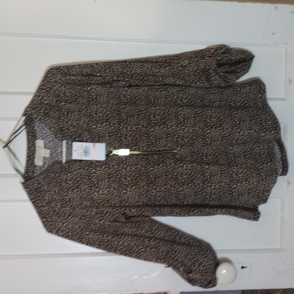 MICHAEL KORS LEOPARD PRINT TOP NWT